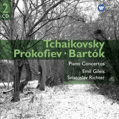 차이코프스키, 프로코피에프, 바르톡 : 피아노 협주곡 (Tchaikovsky, Prokofiev, Bartok : Piano Concertos) (2CD) - Emil Gilels