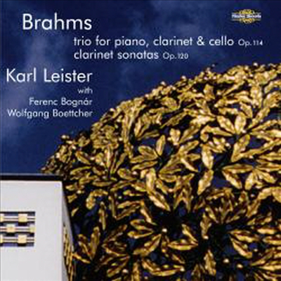 브람스 : 클라리넷 소나타, 클라리넷 삼중주 (Brahms : Clarinet Sonatas Op.120, Clarinet Trio Op.114)(CD) - Karl Leister