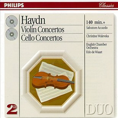 하이든 : 바이올린 협주곡 1, 3, 4번, 첼로 협주곡 1-2번 (Haydn : Violin Concertos Nos.1, 3, 4, Cello Concertos Nos.1, 2) (2CD) - Salvatore Accardo