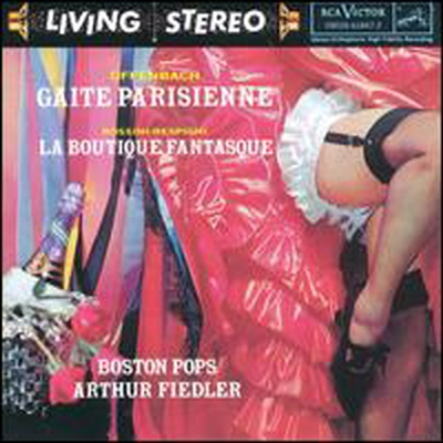 오펜바흐 : 파리인의 즐거움, 레스피기 : 환상적인 장난감 가게 (Offenbach : Gaite Parisienne, Respighi : La Boutique Fantasque)(CD) - Arthur Fiedler