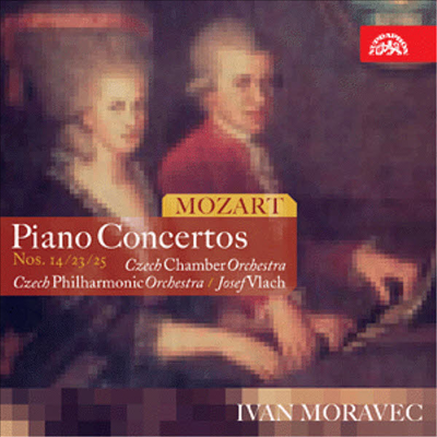 모차르트 : 피아노 협주곡 14, 23, 25번 (Mozart : Piano Concertos No.14, 23, 25)(CD) - Ivan Moravec