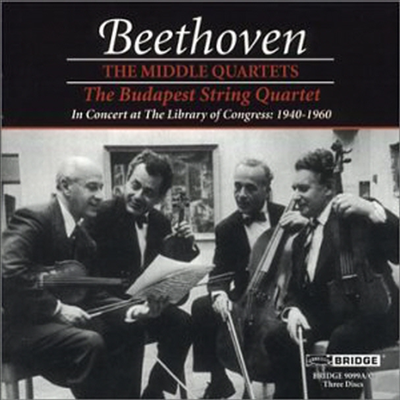 베토벤 : 중기 현악 사중주집 (Beethoven : Middle Quartets) (3CD) - Budapest String Quartet