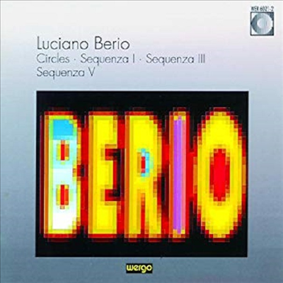 베리오 : 협주와 독주악기들을 위한 작품 '세&#53276;짜' (Berio : Circles & Sequenza)(CD) - Aurele Nicolet