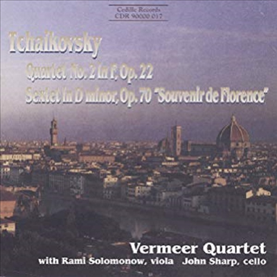 차이코프스키 : 현악 사중주 2번, 현악 육중주 '프로렌스의 추억' (Tchaikovsky : String Quartet No.2 Op.22, String Sextet Op.70 'Souvenir De Florence')(CD) - Vermeer Quartet