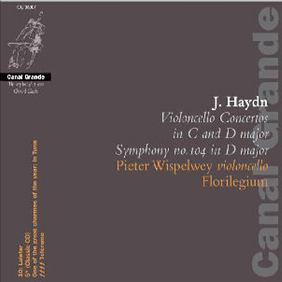 하이든 : 첼로 협주곡 1, 2번, 교향곡 104번 (Haydn : Cello Concerto No.1 &amp; 2, Symphonhy No.104)(Digipack)(CD) - Pieter Wispelwey