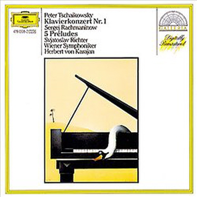 차이코프스키 : 피아노 협주곡 1번, 5개의 전주곡 (Tchaikovsky : Piano Concerto No.1 Op.23, 5 Preludes)(CD) - Sviatoslav Richter