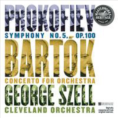 프로코피에프 : 교향곡 5번, 바르톡 : 관현악을 위한 협주곡 (Prokofiev : Symphony No.5 Op.100, Bartok : Concerto For Orchestra)(CD) - George Szell
