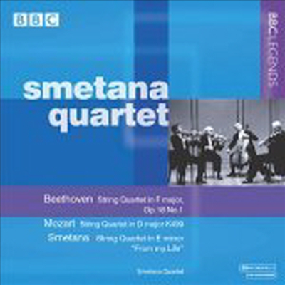 베토벤 : 현악 사중주 1번, 모차르르트: 현악 사중주 2번 ;호ㅗ프마이스터', 스메타나 : 현악 사중주 '나의 생애로부터' (Beethoven : String Quartet No.1 Op.18-1, Mozart : String Quartet No.2 K.499 'Hoffmeist