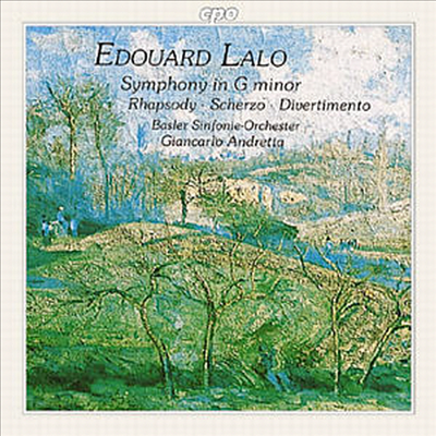 랄로 : 교향곡 G단조, 랩소디, 스케르초, 막간의 여흥 (Lalo : Symphony in G Minor, Rhapsody, Scherzo, Divertissements)(CD) - Giancarlo Andretta