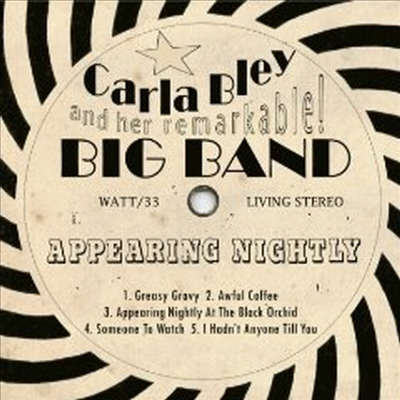 Carla Bley Big Band - Appearing Nightly (CD)