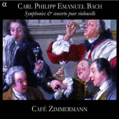 C.P.E. 바흐: 교향곡, 첼로 협주곡 (C.P.E. Bach: Symphonies, Cello Concertos)(CD) - Cafe Zimmermann