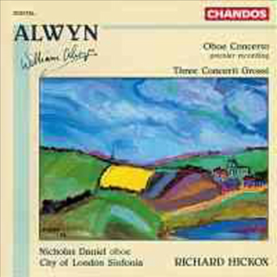 올윈 : 오보에 협주곡 &amp; 합주 협주곡 1-3번 (Alwyn : Concerto for Oboe, String Orchestra and Harp)(CD) - Nicholas Daniel