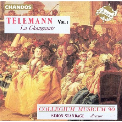 텔레만 : 협주곡집 (Telemann : Concertos - La Changeante)(CD) - Simon Standage