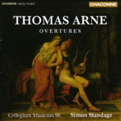 토머스 어거스틴 안: 서곡집 (Arne: Overtures)(CD) - Simon Standage