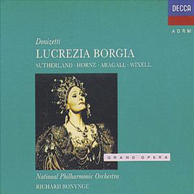 도니제티 : 루크레치아 보르지아 (Donizetti : Lucrezia Borgia) (2CD) - Richard Bonynge