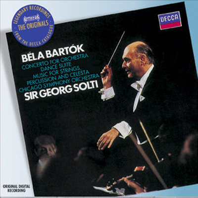 바르톡 : 관현악을 위한 협주곡, 댄스 모음곡 (Bartok : Concerto For Orchestra, Dance Suite)(CD) - Georg Solti