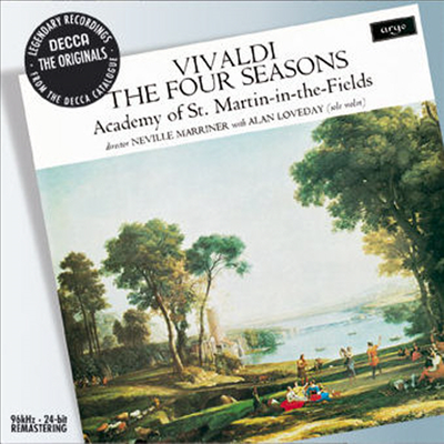 비발디 : 사계, 바순 협주곡, 피콜로 협주곡 (Vivaldi : The Four Seasons, Bassoon Concerto Rv.498, Piccolo Concerto Rv.443)(CD) - Neville Marriner