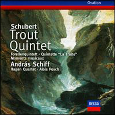 슈베르트 : 피아노 오중주 '송어', 악흥의 순간 (Schubert : 'Trout' Quintet D.667, Moments Musicaux D.780)(CD) - Andras Schiff