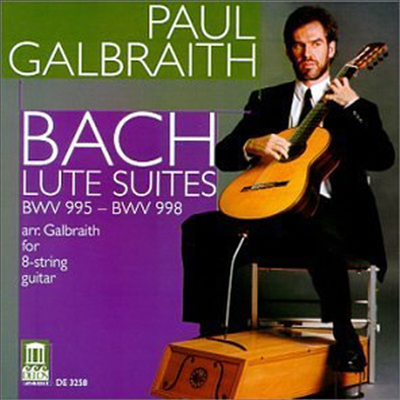 바흐 : 류트 모음곡 (기타 연주반) (Bach : Lute Suites BWV995-998)(CD) - Paul Galbraith