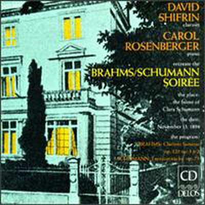 브람스 : 클라리넷 소나타, 슈만 : 환상 소곡 (Brahms : Clarinet Sonatas Op.120, Schumann : Fantasiestucke Op.73)(CD) - David Shifrin