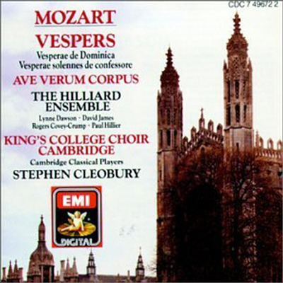 모차르트 : 저녁기도 (Mozart : Vespers K.321, K.339)(CD) - Stephen Cleobury