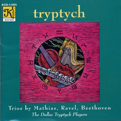 마티스, 라벨, 베토벤 : 하프 삼중주 (Mathias, Ravel, Beethoven : Harp Trio)(CD) - Dallas Tryptych Players