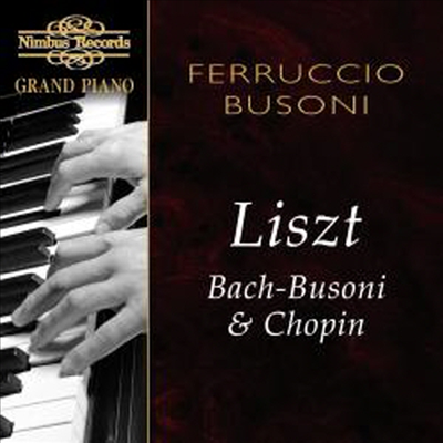 리스트, 바흐-부조니, 쇼팽 : 피아노 독주집 (Busoni Plays Liszt, Bach-Busoni &amp; Chopin)(CD) - Ferruccio Busoni