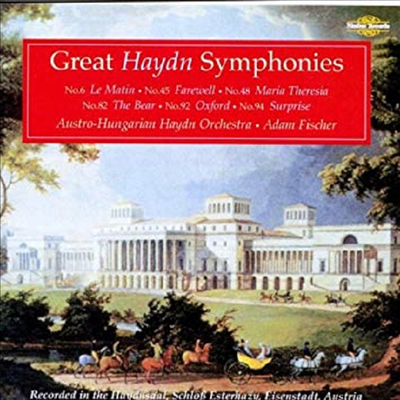 하이든 : 교향곡 6, 45, 48, 82, 92, 94번 (Haydn : Symphonies) (2CD) - Adam Fischer