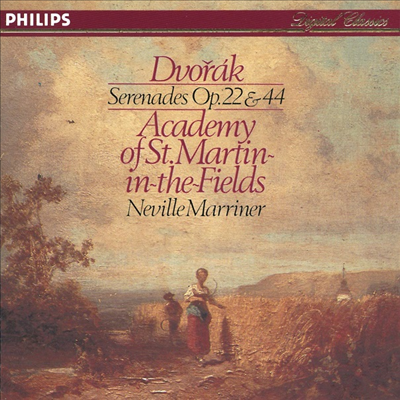 드보르작 : 현을 위한 세레나데 작품22, 44 (Dvorak : Serenades Opp.22, 44)(CD) - Neville Marriner