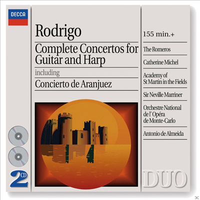 로드리고 : 기타 협주곡집 (Rodrigo : Complete Concertos For Guitar And Harp) (2CD) - Los Romeros