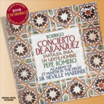 로드리고 : 아랑훼즈 협주곡, 어느 귀인을 위한 환상곡 (Rodrigo : Concierto De Aranjuez)(CD) - Pepe Romero