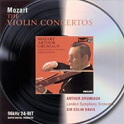 모차르트 : 바이올린 협주곡 전곡, 바이올린 소나타 (Mozart : Violin Concertos Nos.1-5, Violin Sonata K.454, K.526) (2CD) - Arthur Grumiaux