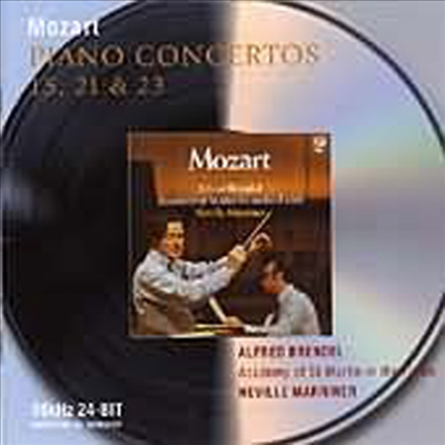 모차르트 : 피아노 협주곡 15, 21, 23번 (Mozart: Piano Concerto No.15 K.450, No.21 K.467 & No.23 K.488)(CD) - Alfred Brendel