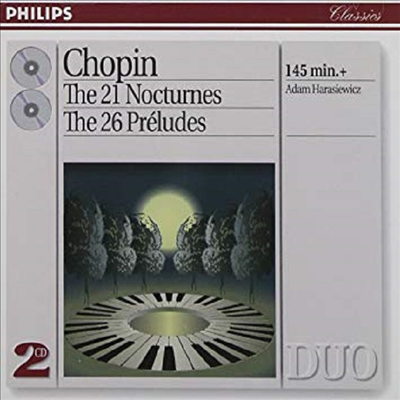 쇼팽 : 21개의 녹턴과 전주곡집 (Chopin : 21 Nocturnes, Preludes) - Adam Harasiewicz