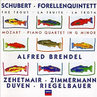슈베르트 : 송어 오중주, 모차르트 : 피아노 사중주 (Schubert : Piano Quintet D.667, Mozart : Piano Quartet K.478)(CD) - Alfred Brendel