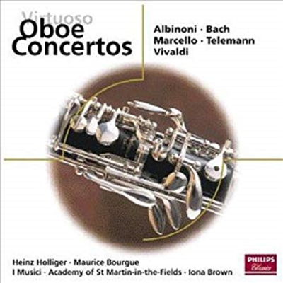 오보에 유명 협주곡집 (Virtuoso Oboe Concertos)(CD) - Heinz Holliger