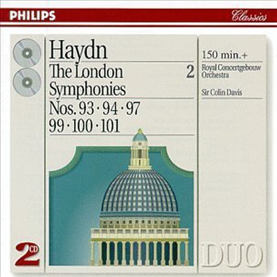 하이든 : 런던 교향곡 2집 (Haydn : The London Symphonies Nos.93, 94, 97, 99, 100-101) (2CD) - Colin Davis