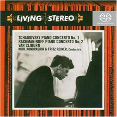 차이코프스키 : 피아노 협주곡 1번, 라흐마니노프 : 협주곡 2번 (Tchaikovsky : Piano Concerto No.1 Op.23, Rachmaninov : Piano Concerto No.2 Op.18) (SACD Hybrid) - Van Cliburn