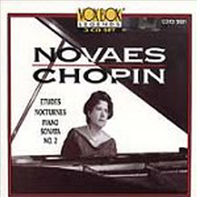 쇼팽 : 녹턴, 연습곡, 소나타 2번 (Chopin : Nocturnes, Etudes, Sonata No.2) (3CD) - Guiomar Novaes