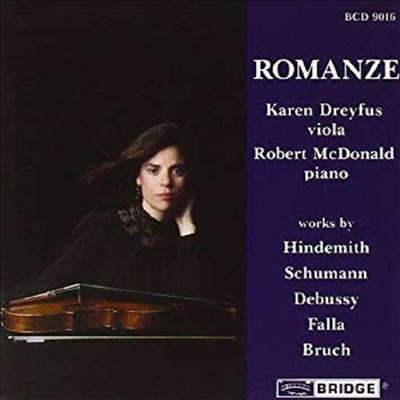 로망스 : 비올라 작품집 (Romanze : Music For Viola And Piano)(CD) - Karen Dreyfus