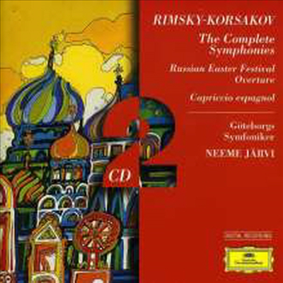 림스키-코르사코프 : 교향곡 1-3번, 러시아 부활절 서곡, 스페인 기상곡 (Rimsky-Korsakov : The 3 Symphony, Russian Easter Festival Overture, Op.36, Capriccio Espagnol, Op.34) (2CD) - Neeme Jarvi