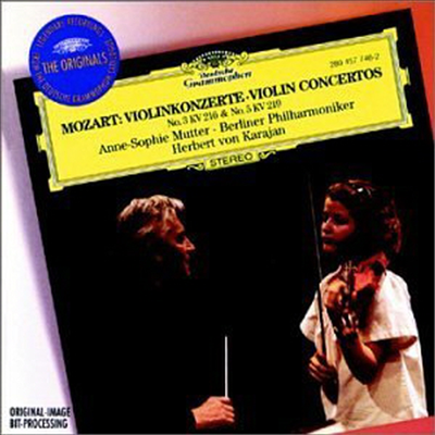 모차르트 : 바이올린 협주곡 3, 5번 (Mozart : Violin Concertos Nos.3, 5)(CD) - Anne-Sophie Mutter