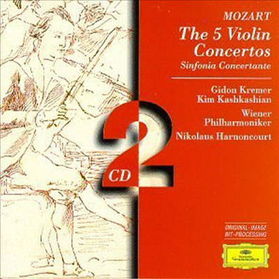모차르트: 바이올린 협주곡 전집 (Mozart : The 5 Violin Concertos) (2CD) - Gidon Kremer