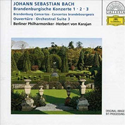 바흐 : 브란덴부르크 협주곡 1-3번 (Bach : Brandenburg Concerto Nos.1-3)(CD) - Herbert Von Karajan