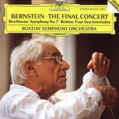 번스타인 - 마지막 콘서트 (Bernstein - The Final Concert : Britten: Peter Grimes Op.33, Beethoven: Symphony No.7 Op.92)(CD) - Leonard Bernstein