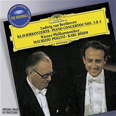 베토벤: 피아노 협주곡 3, 4번 (Beethoven: Piano Concertos No.3 Op.37, No.4 Op.58)(CD) - Maurizio Pollini