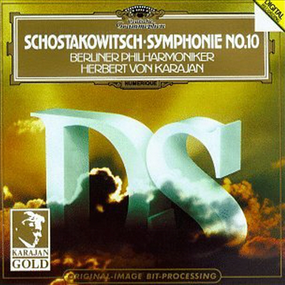 쇼스타코비치 : 교향곡 10번 E단조, 작품93 (Shostakovich : Symphony No.10 in E minor, Op.93)(CD) - Herbert Von Karajan