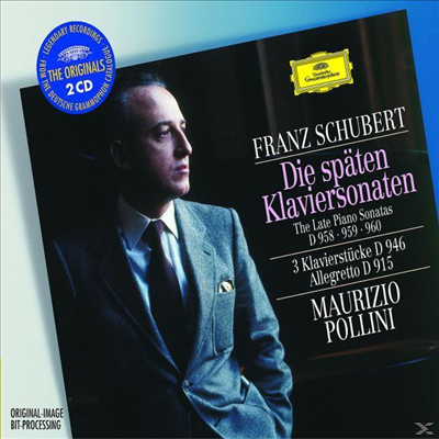 슈베르트 : 피아노 소나타 20, 21, 22번 (Schubert : Piano Sonata No.20 D958,No.21 D959, No.22 D960, Allegretto D 915, Klavierst&uuml;cke D 946 No.1-3) (2CD) - Maurizio Pollini