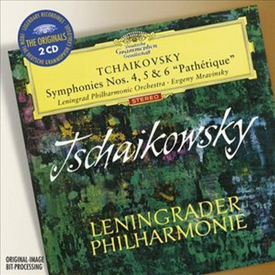 차이코프스키 : 교향곡 4-6번 '비창' (Tchaikovsky : Symphony No.4-6 'Pathetique') (2CD) - Evgeny Mravinsky