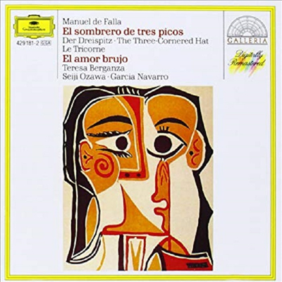 파야 : 삼각 모자, 사랑은 마술사 (Falla : Der Dreispitz, El Amor Brujo)(CD) - Seiji Ozawa